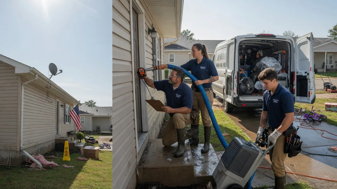 Ceiling Water Damage Restoration in Energy, IL near me